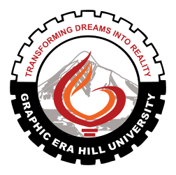 Graphic Era Hill University (GEHU) logo